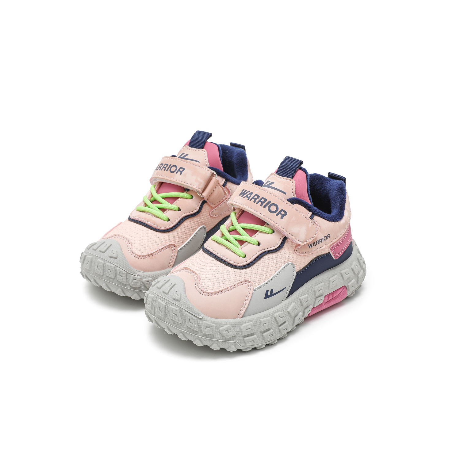 Утепленные детские ботинки Slip Resistant Abrasion Resistant WARRIOR, темно-серый/черный/светло-серый (fleece-lined) — фото 4