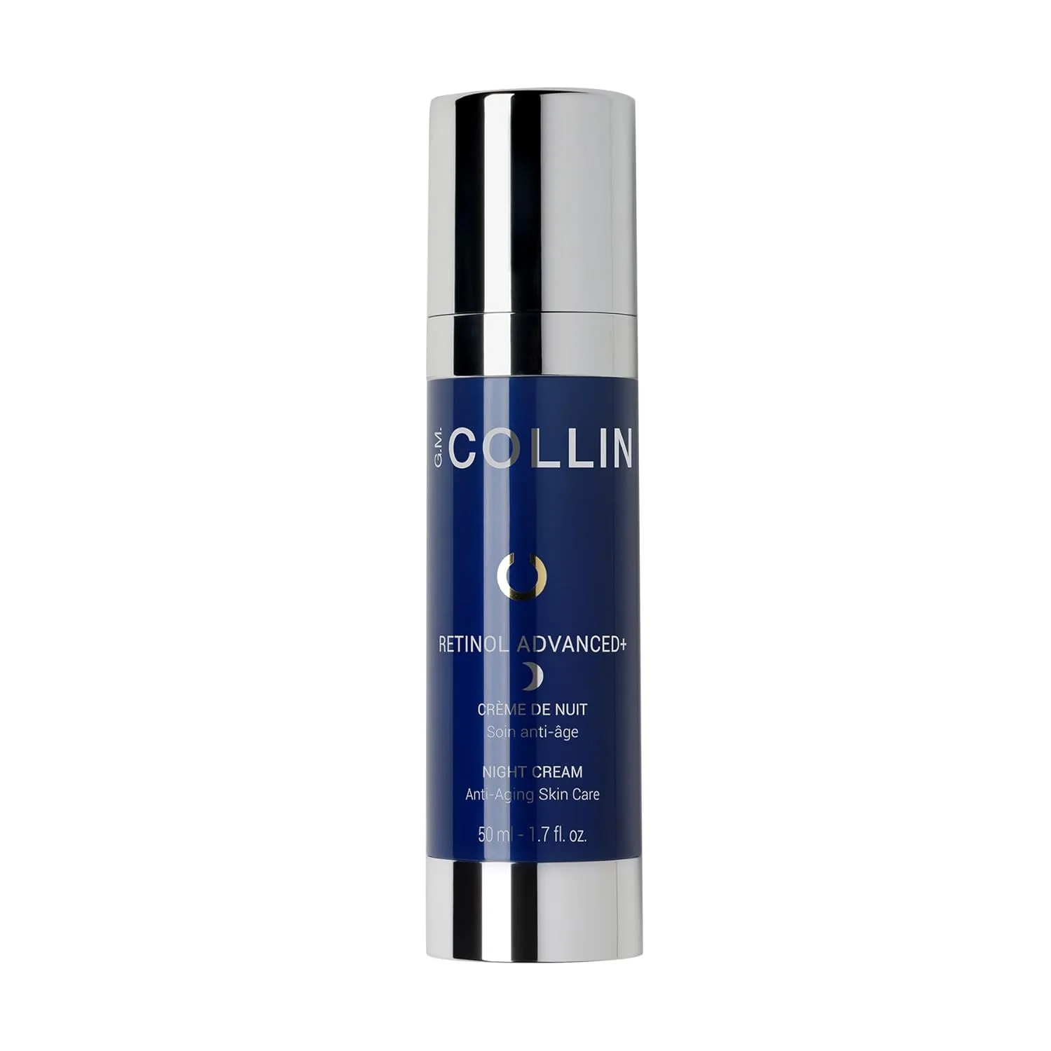 Крем для лица Gm Collin — Ночной Retinol Advanced+ | Антивозрастной увлажняющий , уменьшающий видимость мелких