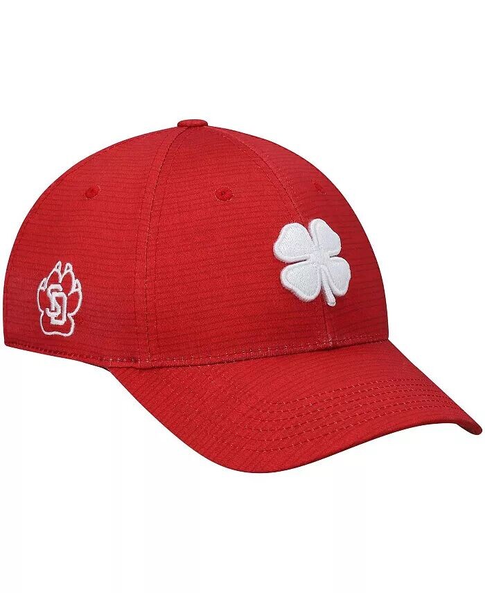

Мужская красная гибкая шляпа South Dakota Coyotes Crazy Luck Memory Fit Black Clover, красный