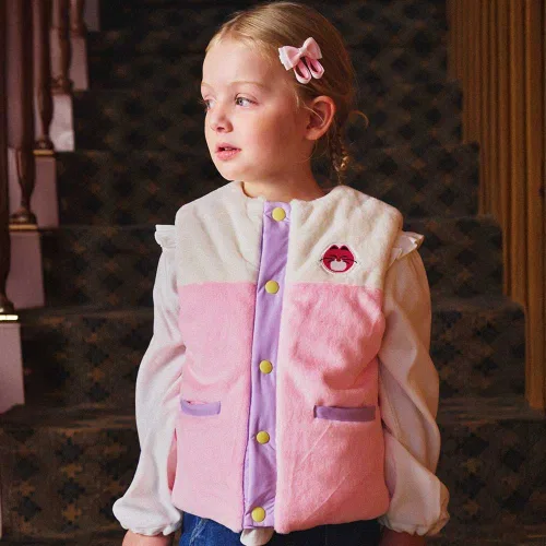 Детский жилет Minidough Smilecat Reversible Fleece Vest — фото 2