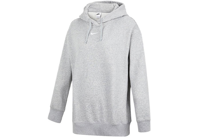 

Nike Спортивная зимняя женская толстовка серого цвета