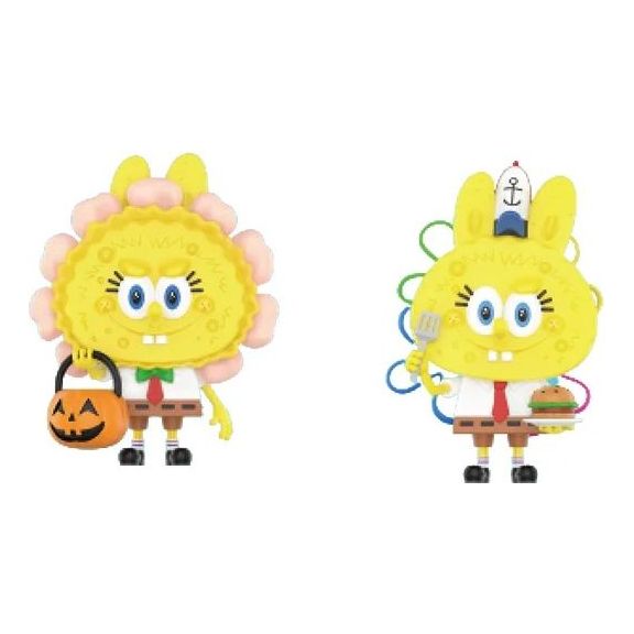 

Лабубу Pop Mart x Spongebob The Monsters Labubu 'Jack O Lantern and Ace Chef'