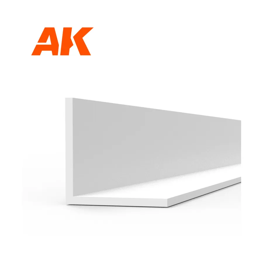 

Стироловый уголок - 4 х 4 х 350 мм., High Quality Modeling Styrene