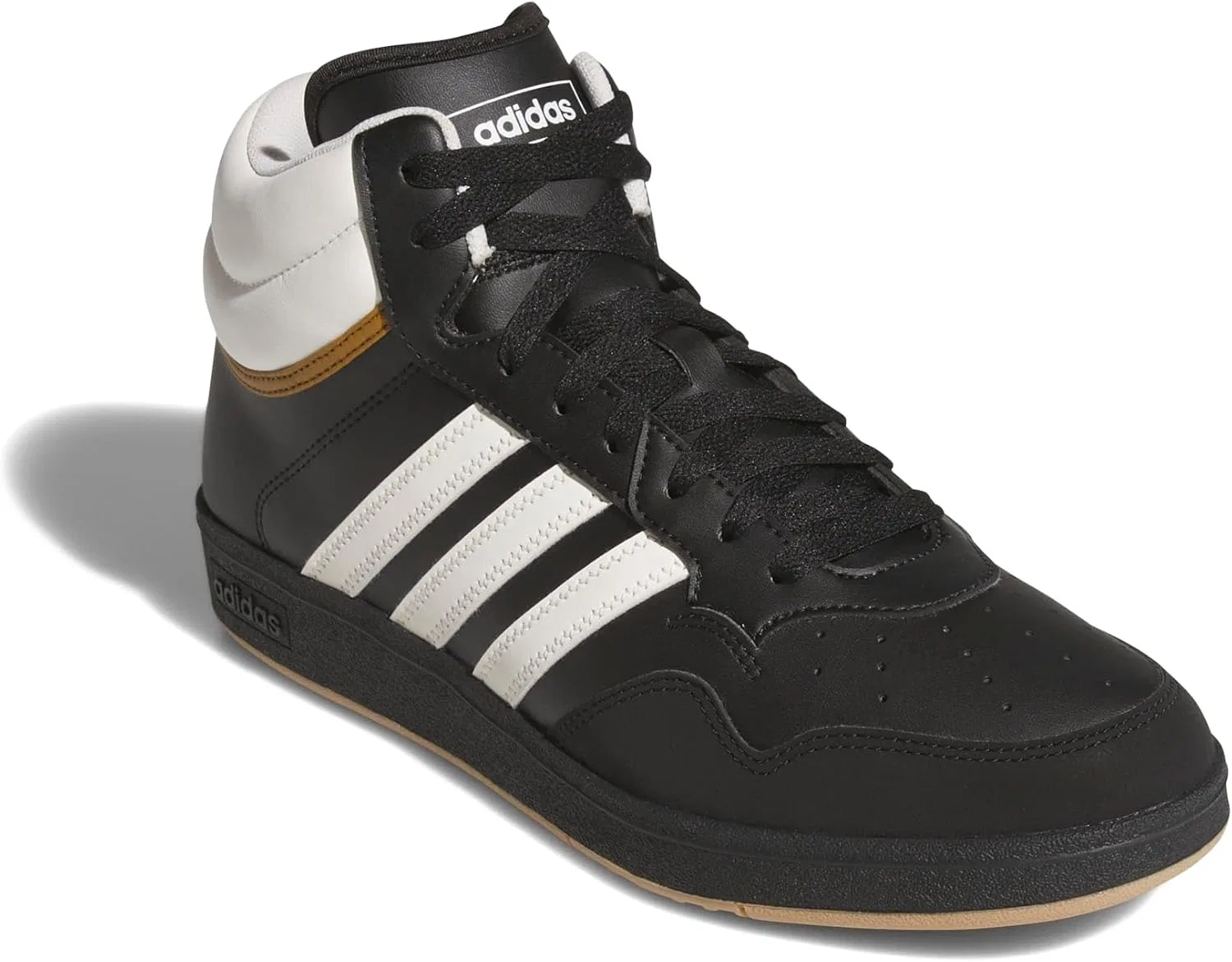Кроссовки Adidas Unisex Hoops 4.0 Mid, Core Black Ftwr White Bronze Strata — фото 4