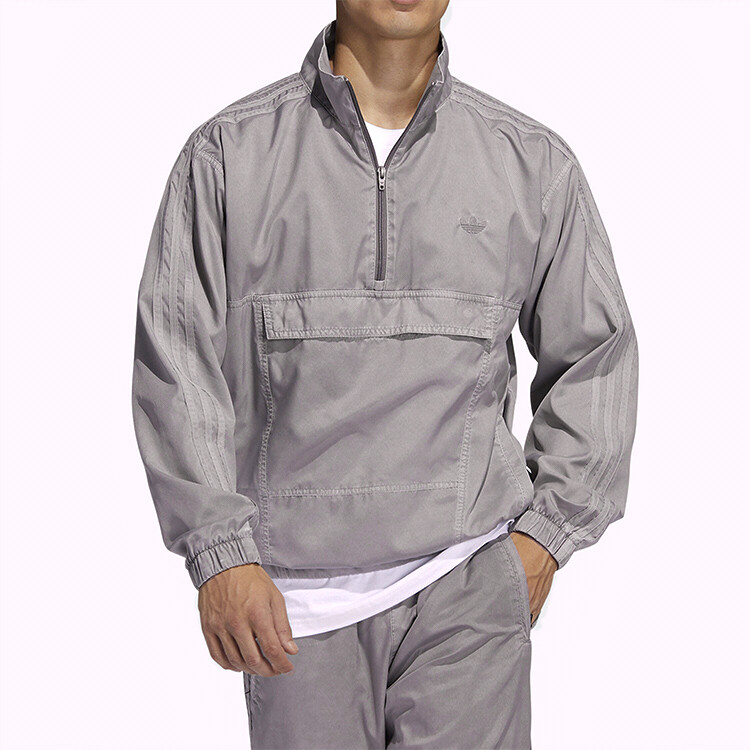 Куртка GARMENT DYED унисекс серая Adidas Originals, серый — фото 3
