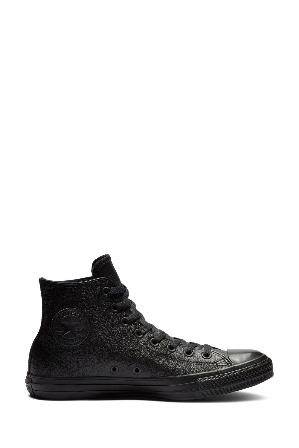 Кожаные спортивные кроссовки с высоким верхом Converse, черный