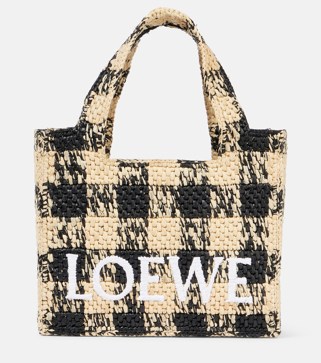 

Сумка-шоппер Paula's Ibiza Font Small Loewe, Natural/Black