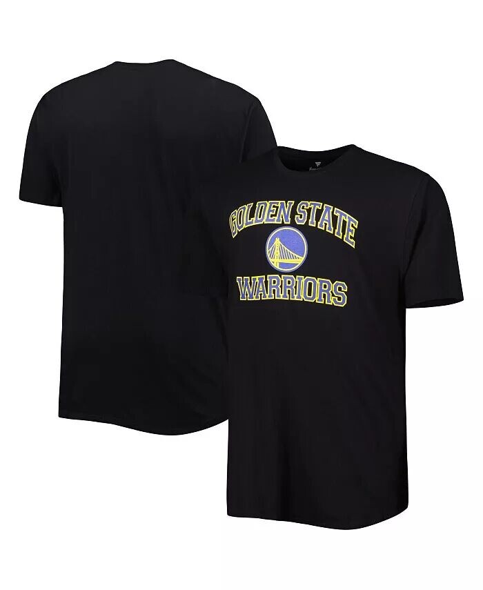 

Мужская черная футболка Golden State Warriors Big and Tall Heart and Soul Profile