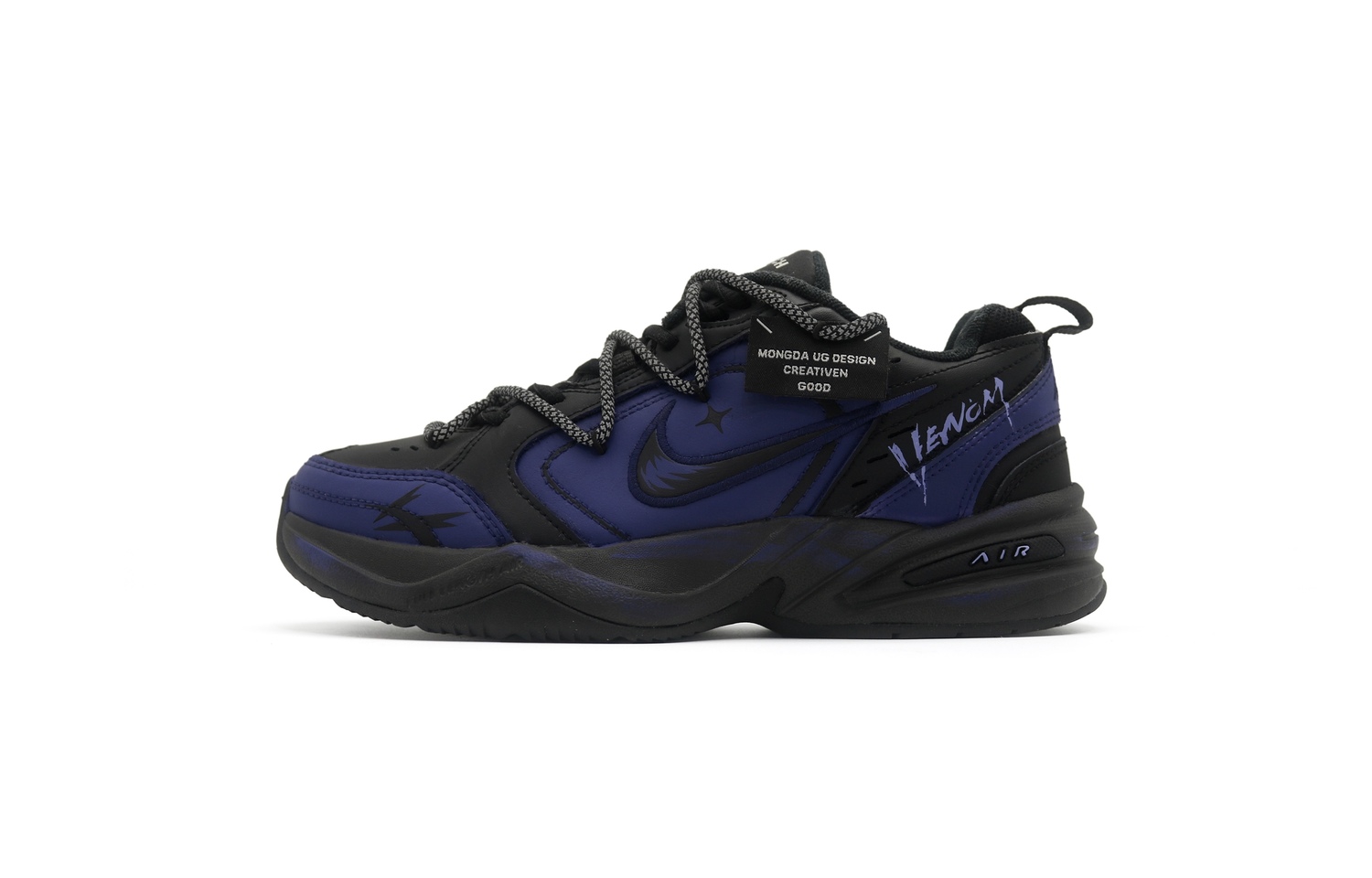 

Air Monarch 4 Low Top Chunky Sneakers Unisex фиолетовые Nike, черный
