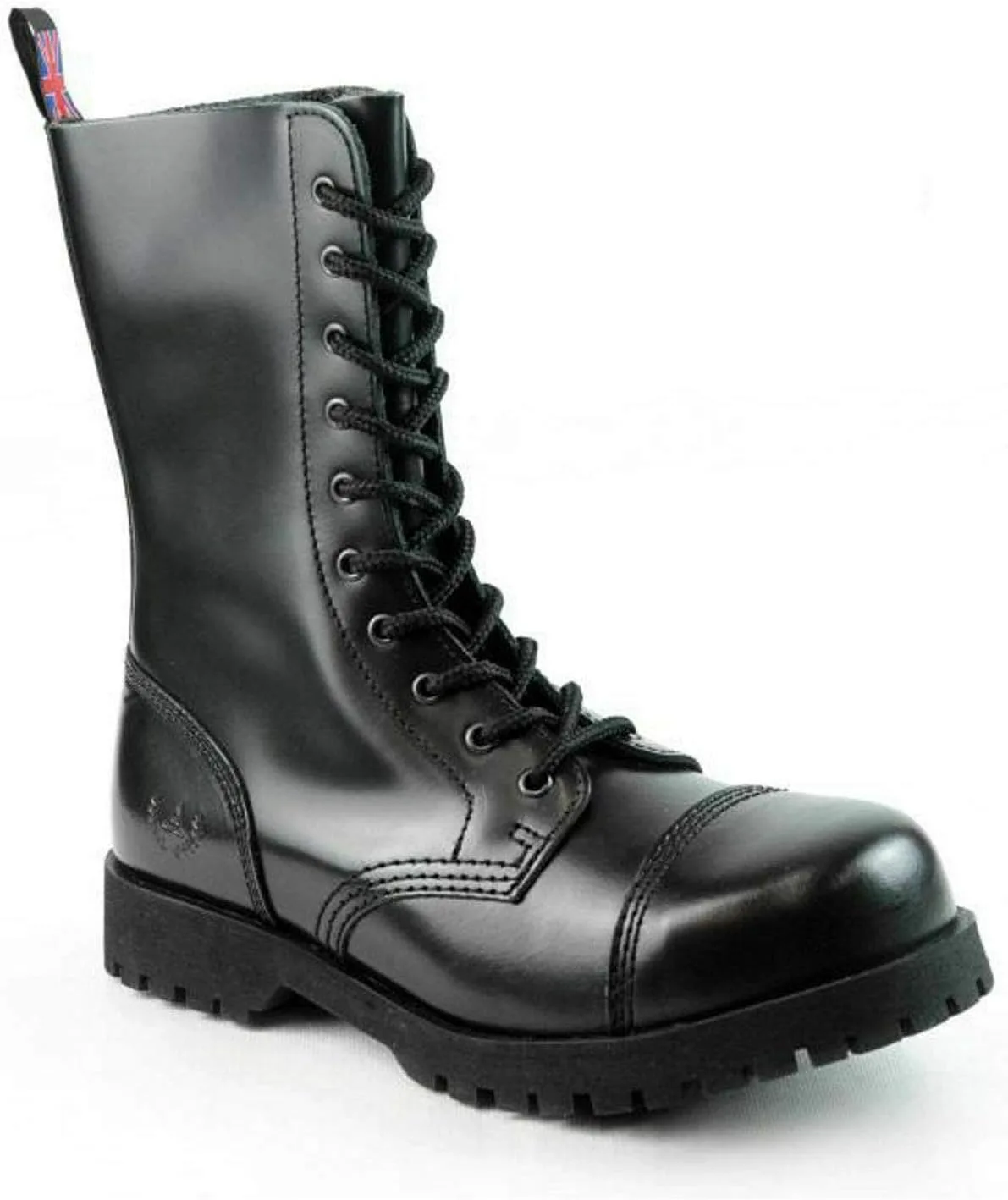 Ботинки Alpha Rangers 10-Hole Ranger Festival Army Gothic Leather Combat Boots Original Alpha Rangers, черный — фото 2