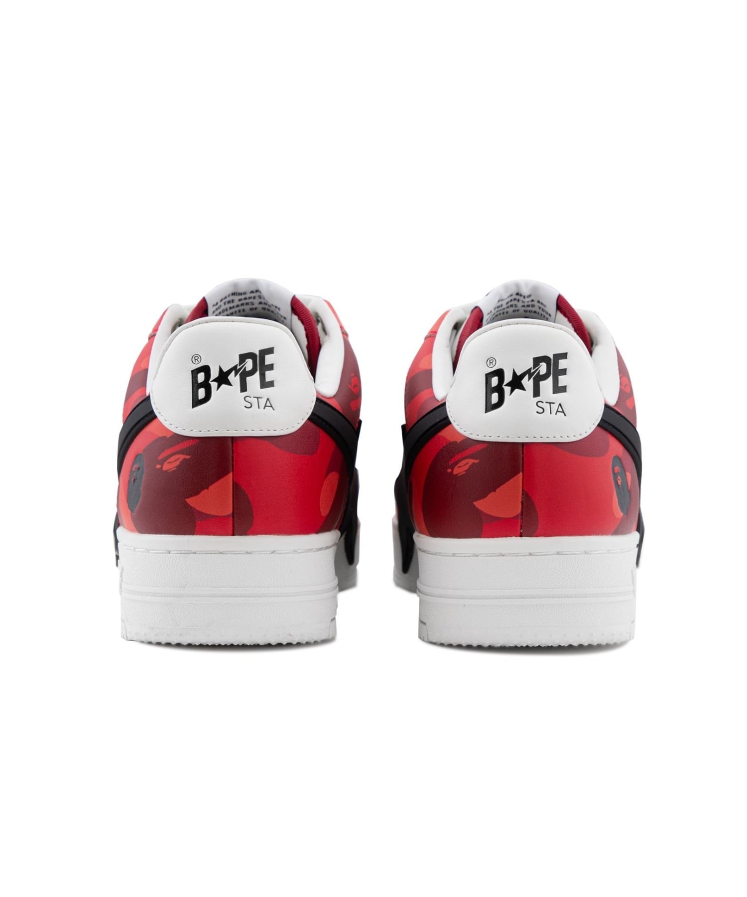 (M)BAPE STA OS #1 M1 A BATHING APE, RED — фото 3