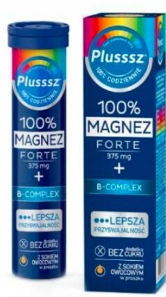 

Plusssz МАГНИЙ ФОРТЕ 100% + КОМПЛЕКС В 24 таб. Inna marka