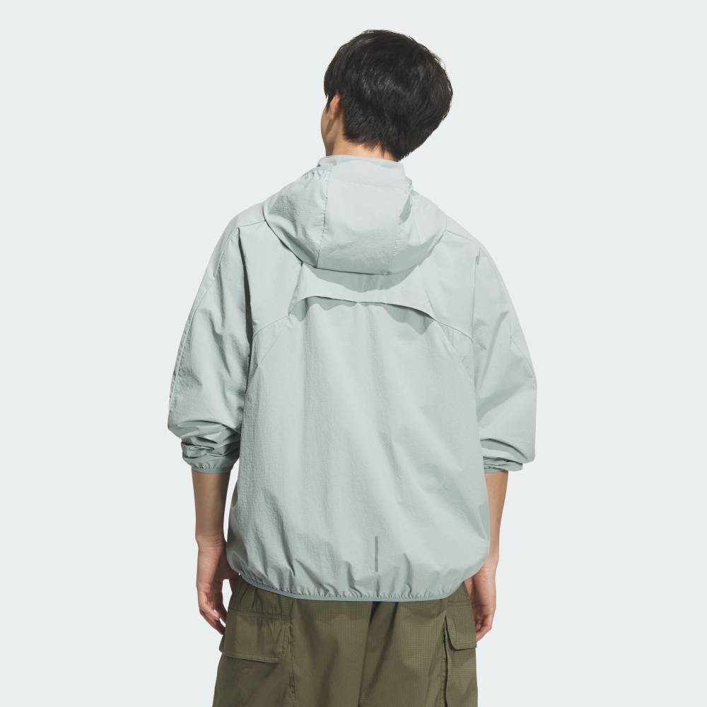 Куртка City Tech свободного кроя Suiriku, которую можно сложить и упаковать. Adidas, green — фото 2