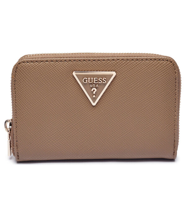 

Кошелек женский Guess на молнии, бежевый