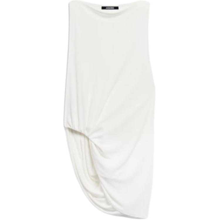 

Топ без рукавов с кручеными деталями Jacquemus, белый