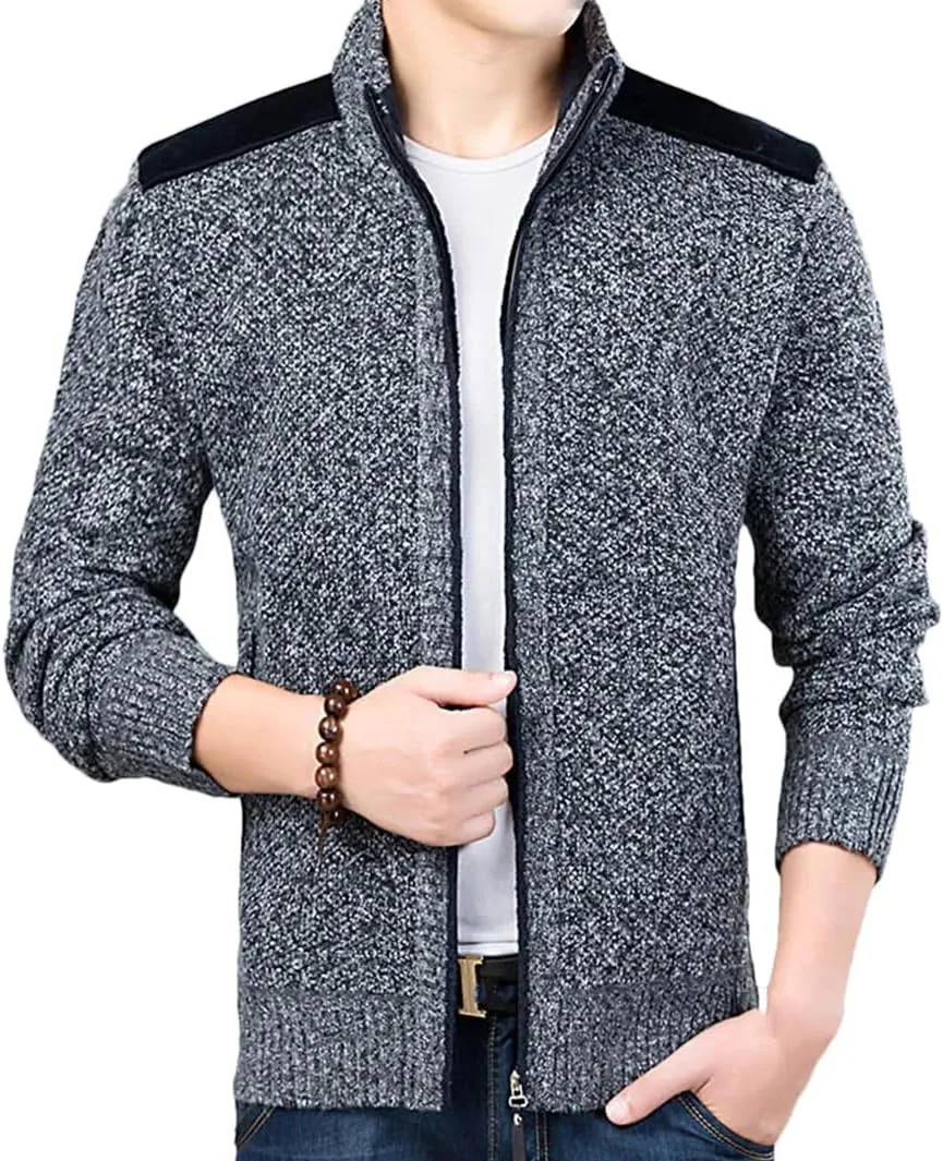 Мужской кардиган Slim Fit с молнией