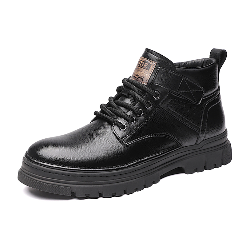 

KACHILANG Мужские ботинки Martin черно-коричневые - черные (без подкладки), цвет Black (Unlined)