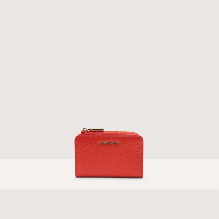 

Кошелек Coccinelle Metallic Soft, цвет Gazpacho