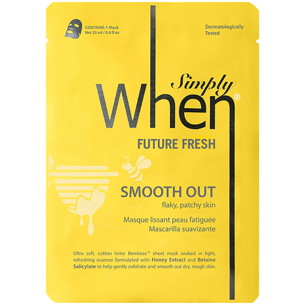 

Корейская разглаживающая маска для лица, 23 мл When Simply smooth out