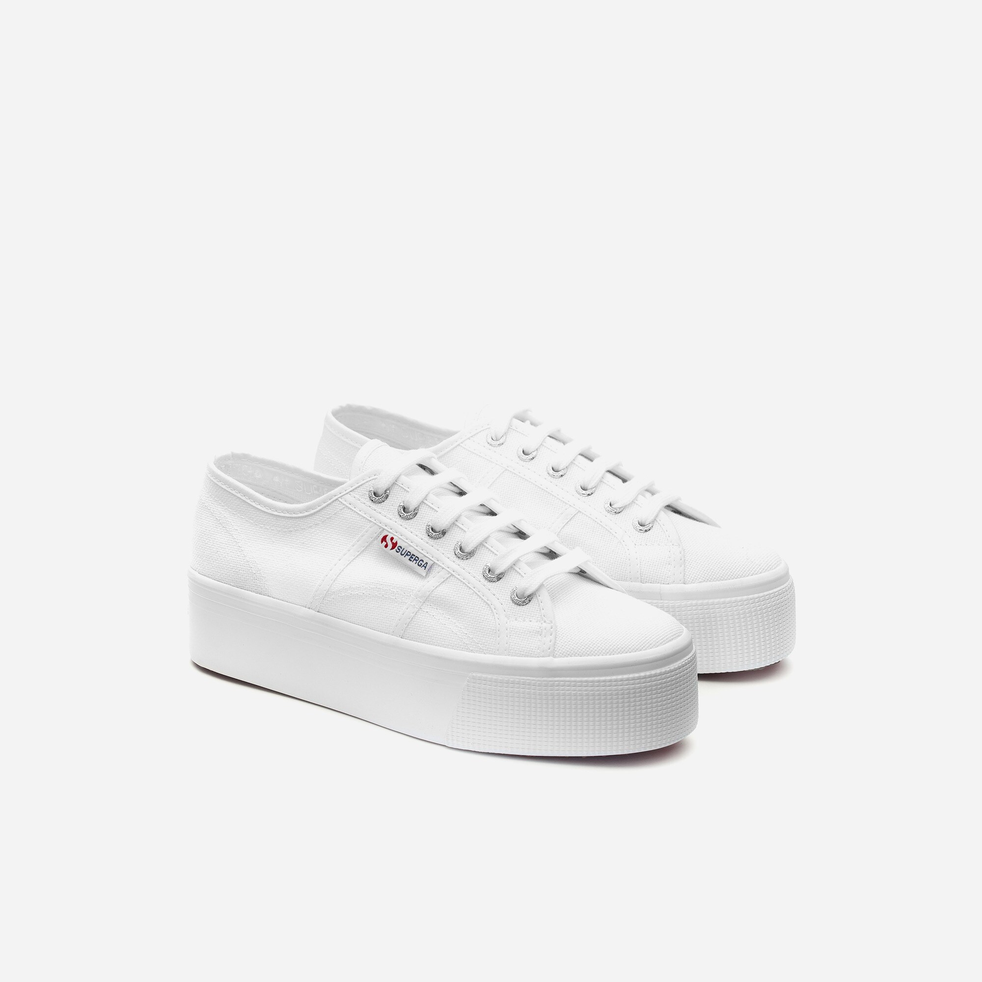 

2790 кроссовки на платформе Superga, белый