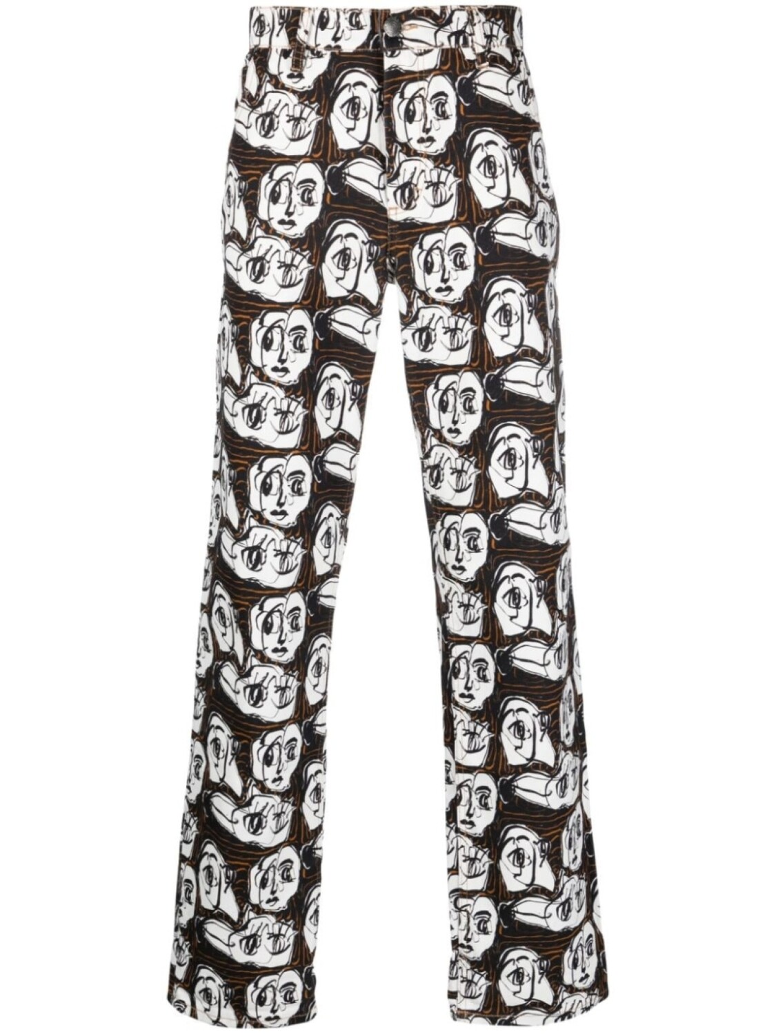 

Charles Jeffrey Loverboy брюки с графичным принтом, белый