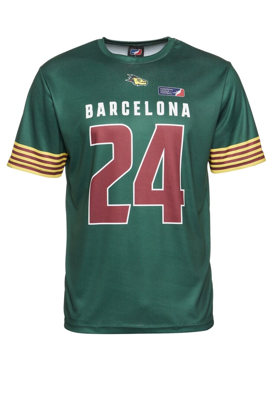 

Футболка DEF Shirt DefShop x European League of Football Barcelona Dragon 1, темно-зеленый