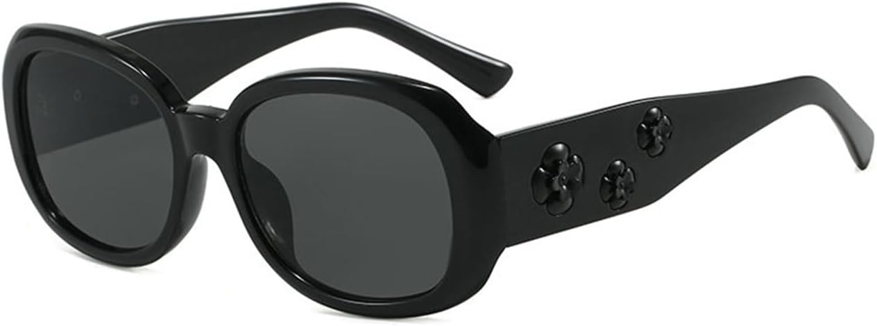 

Солнцезащитные очки Willochra Retro Oversized Square для женщин, модные градиентные очки с защитой от УФ-излучения UV400, трендовые женские солнцезащитные очки с цветочным рисунком, C2