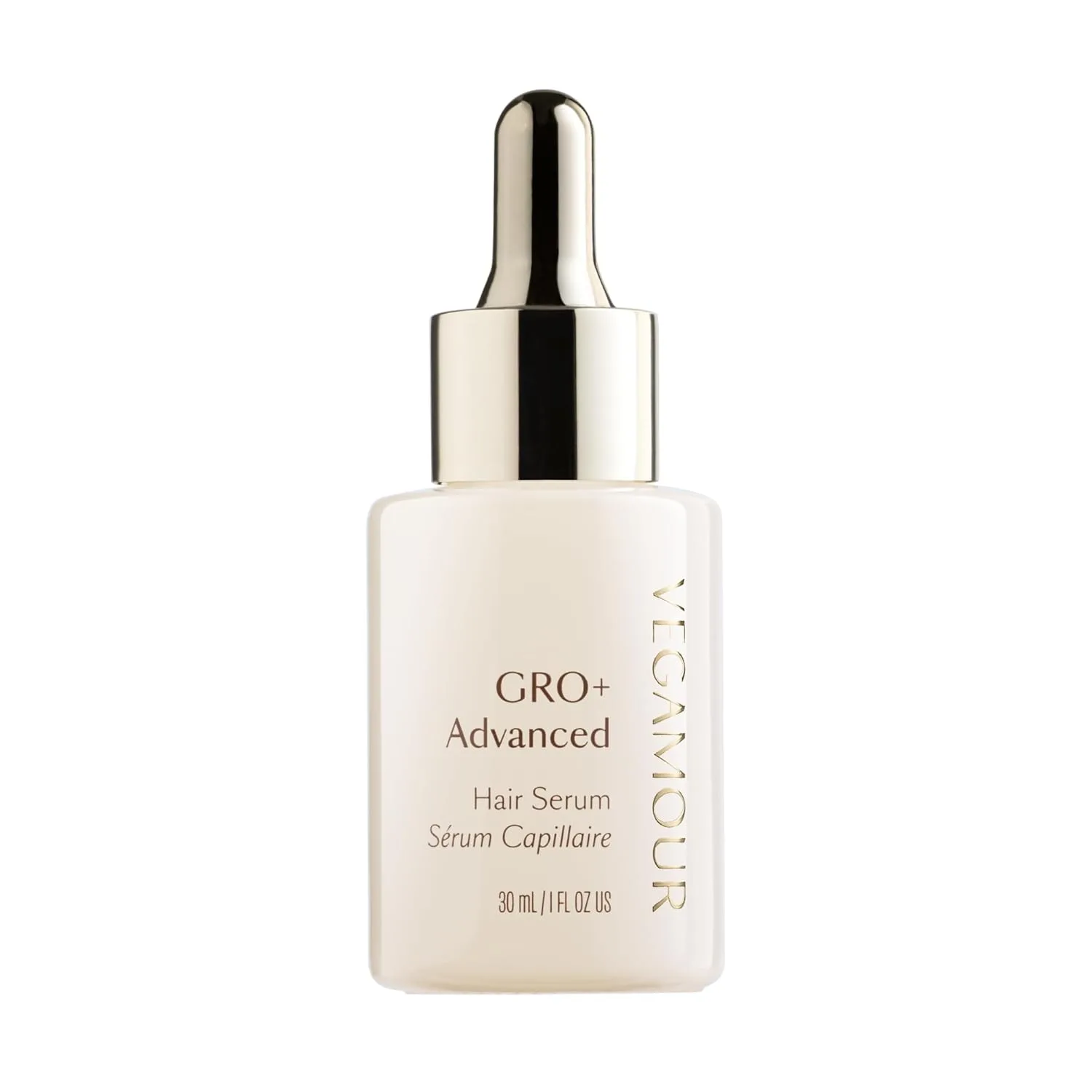 Vegamour GRO+ Advanced Hair Serum для увеличения густоты волос, уменьшения выпадения и баланса кожи головы, без отдушек, vegan, cruelty-free