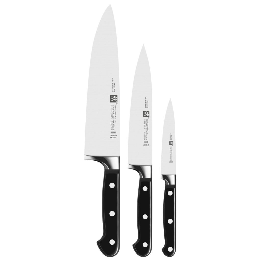 

Zwilling 35602-000-0 Набор профессиональных ножей "S" из 3 предметов Zwilling J. A. Henckels, серебро
