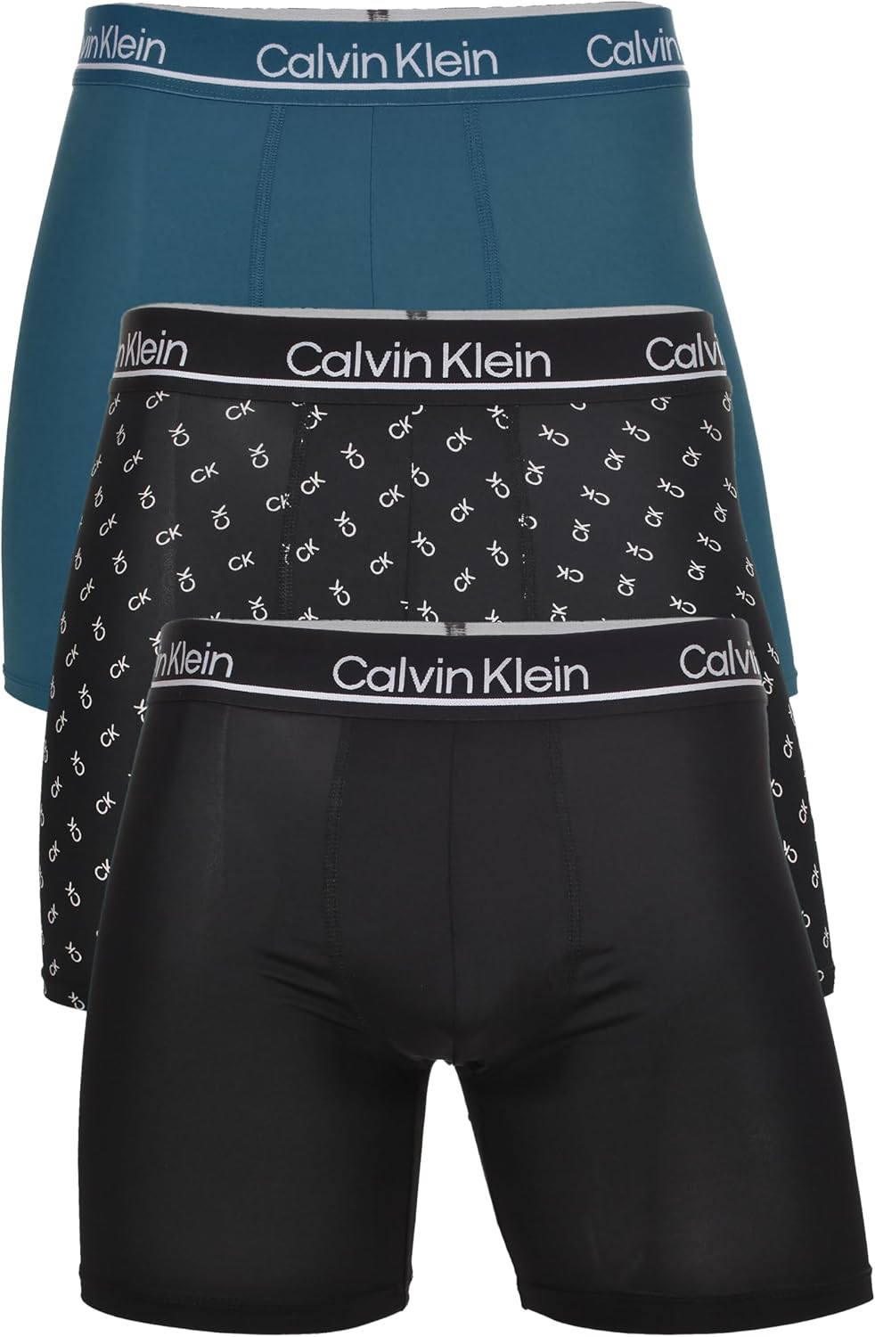 

Комплект из 3 трусов-боксеров Calvin Klein из микрофибры, Atlantic