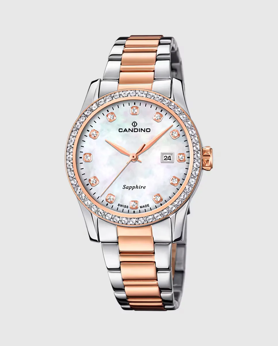 

C4741/1 Lady Elegance женские часы из серебряной стали Candino, серебряный