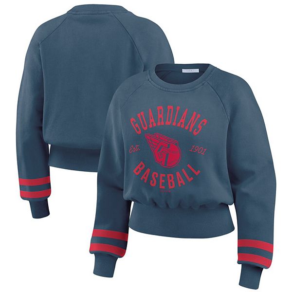

Женский свитшот Cleveland Guardians в винтажном стиле, укороченный, цвета navy Wear By Erin Andrews, Синий, Женский свитшот Cleveland Guardians в винтажном стиле, укороченный, цвета navy Wear By Erin Andrews