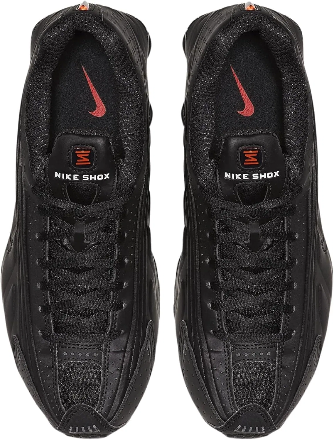 Мужские кроссовки для легкой атлетики Nike Shox R4, Multicoloured Black Black Max Orange 000 — фото 3