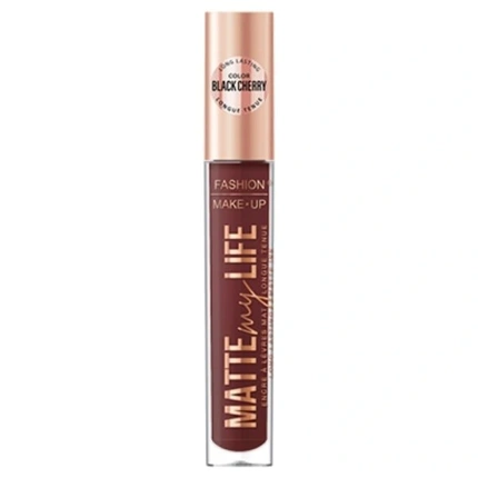 

Матовый блеск для губ My Life № 12, оттенок «Черная вишня» Raphael Cosmetic