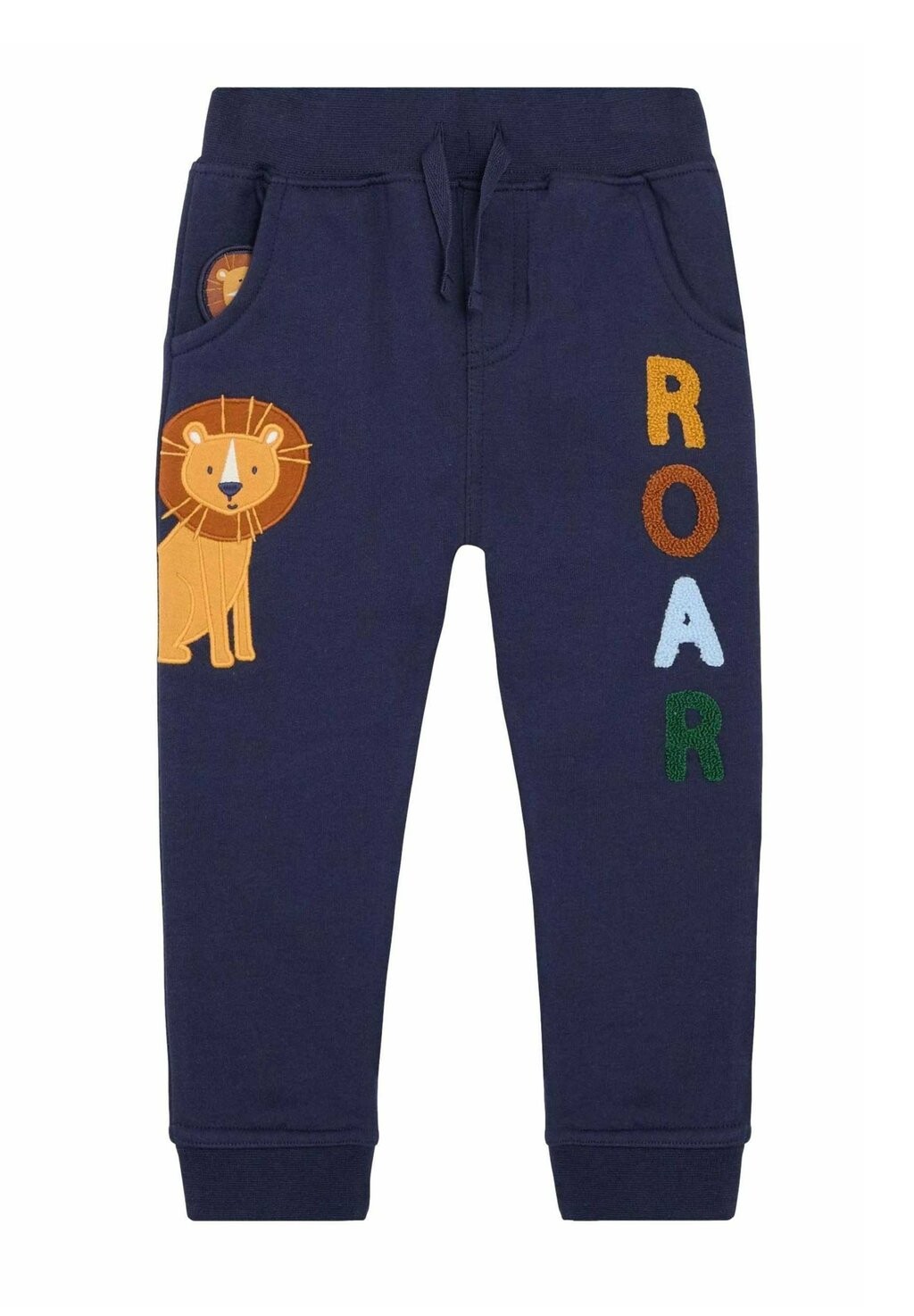 

Спортивные штаны LION APPLIQUE PET IN POCKET- REGULAR FIT JoJo Maman Bébé, синий