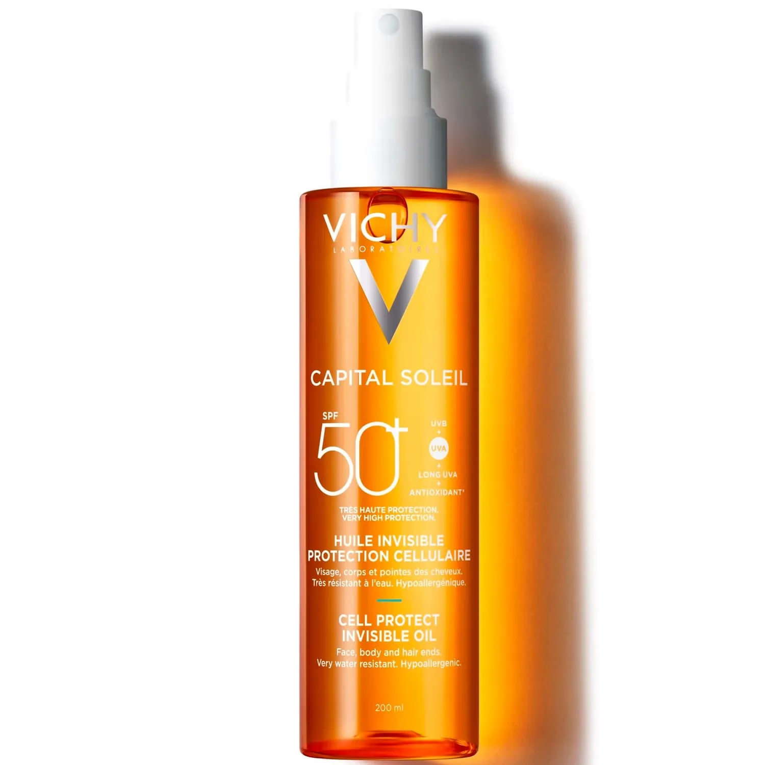 

Capital Soleil Cell Защитное масло SPF 50 200мл Vichy
