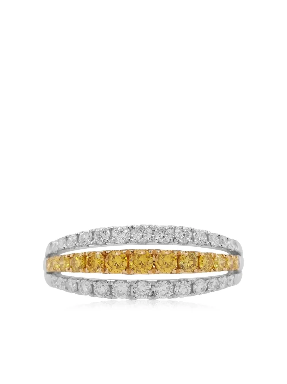 

Кольцо из белого золота с бриллиантами HYT Jewelry, серебяный