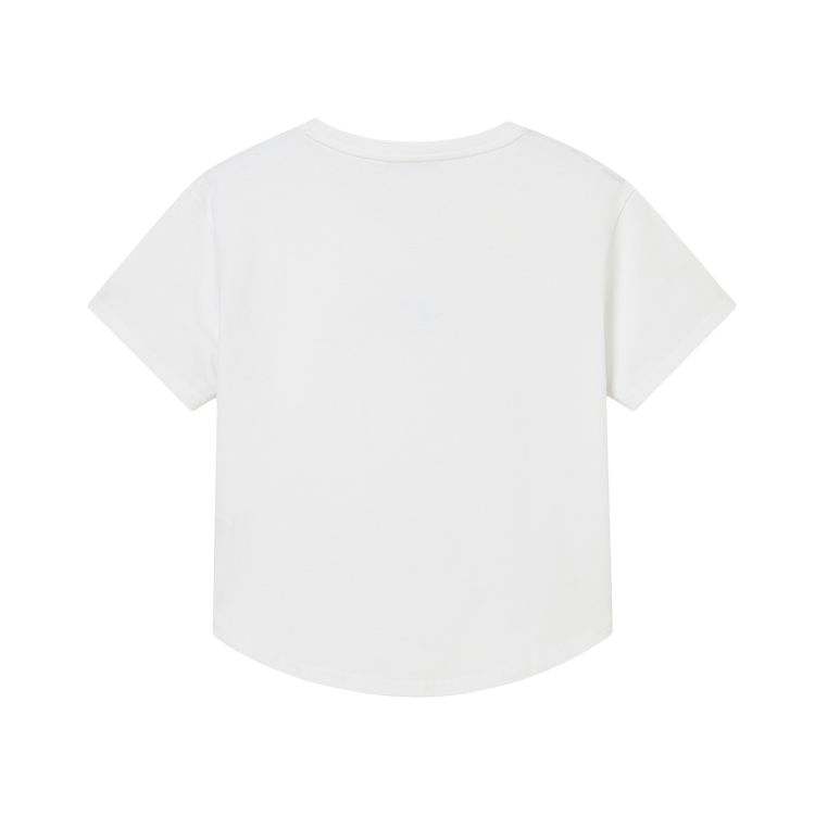 Футболка Lacoste Women's, белая, с логотипом — фото 2