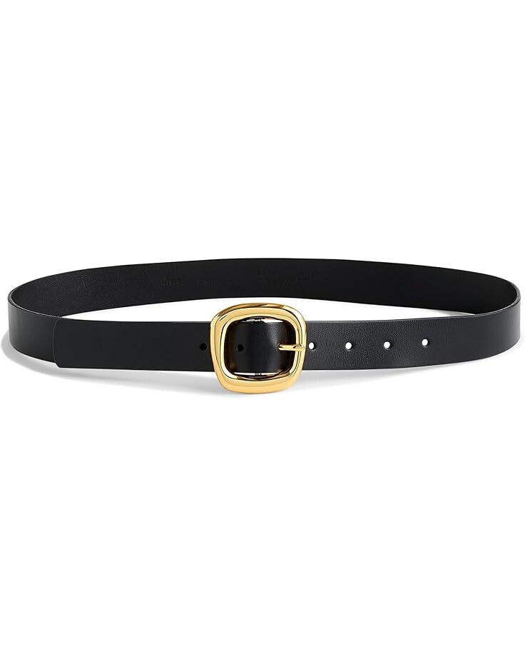 

Ремень Madewell Puffy Buckle Belt, черный