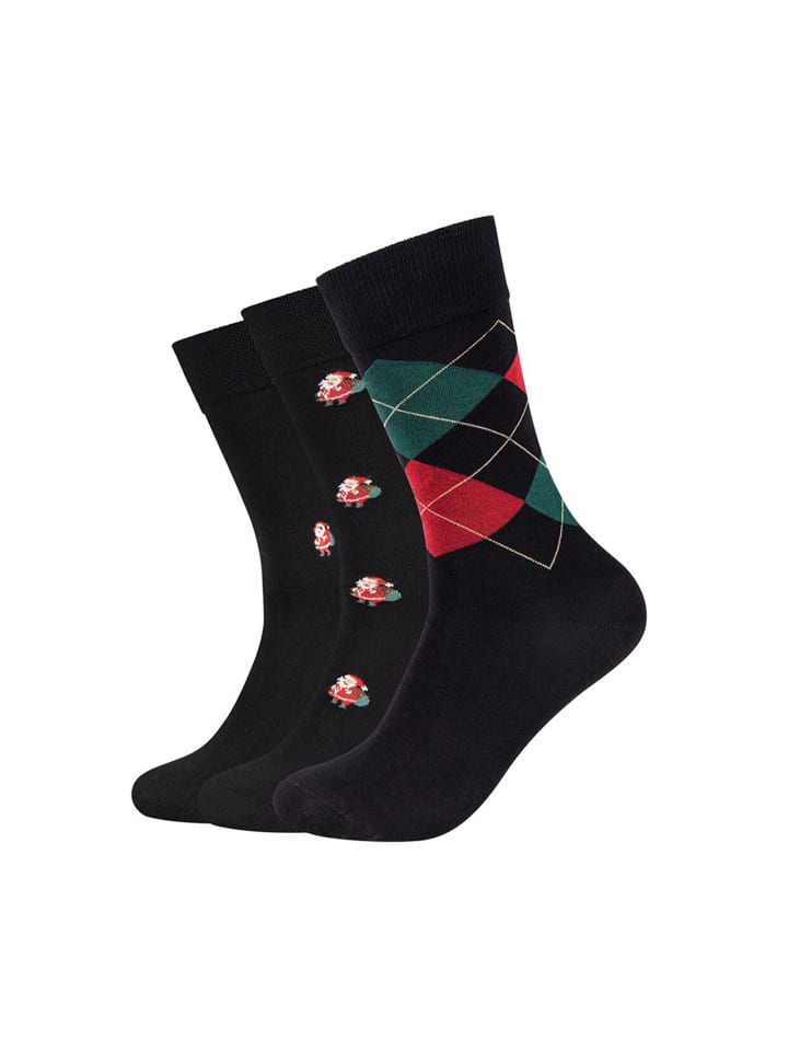 

Camano Набор из 3 подарочных коробок для рождественских носков ca-soft, черный