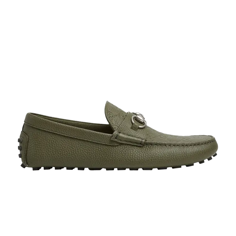 

Кроссовки Gucci Driver, Horsebit - Forest Green