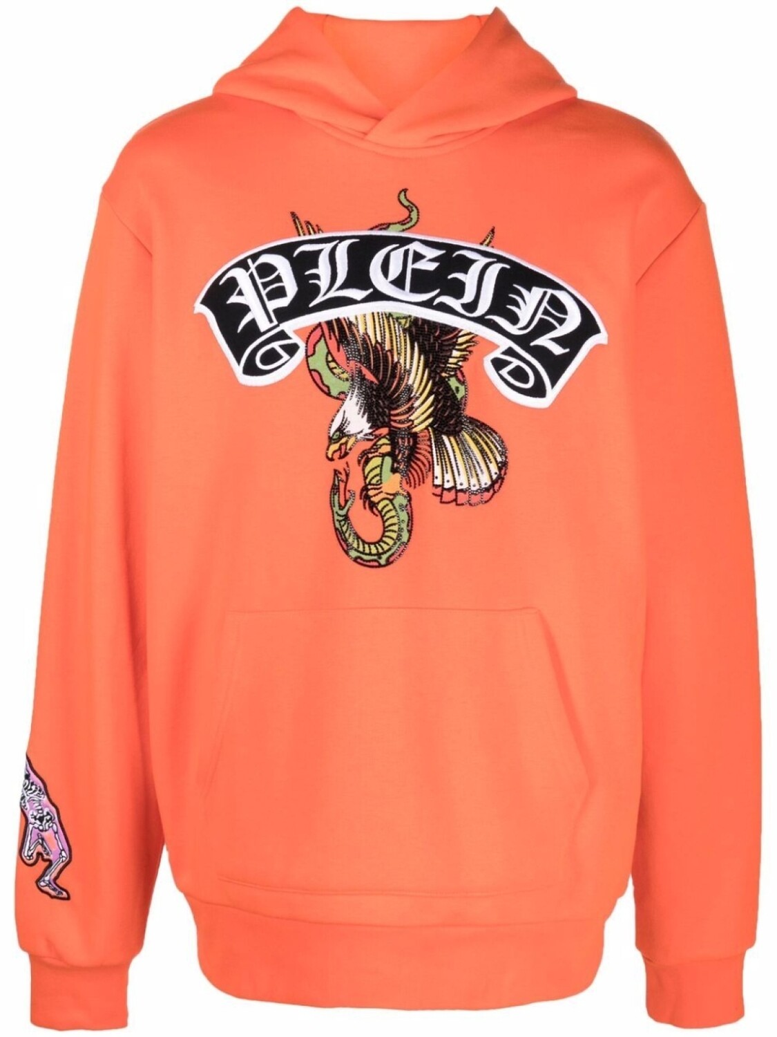

Philipp Plein худи с вышитым логотипом, оранжевый
