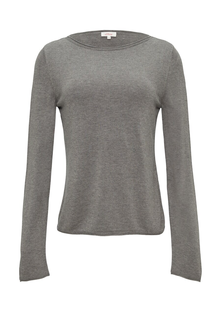 

Базовый свитер s.Oliver Sweater, темно-серый