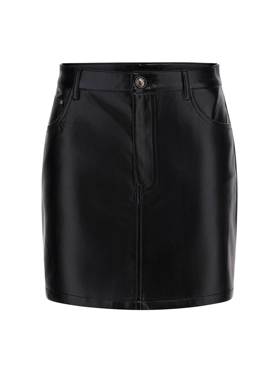 

Кожаная юбка GUESS Skirt, черный