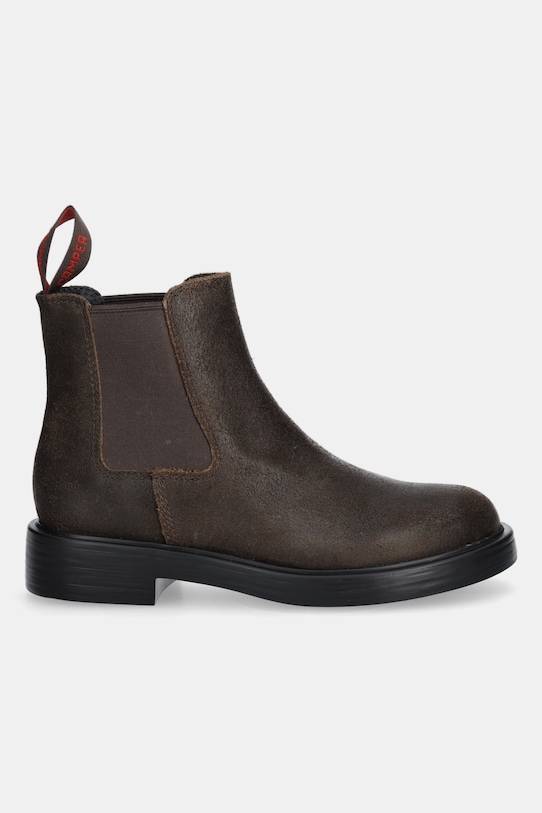 Ботинки женские Camper Dean из нубука, коричневый — фото 2