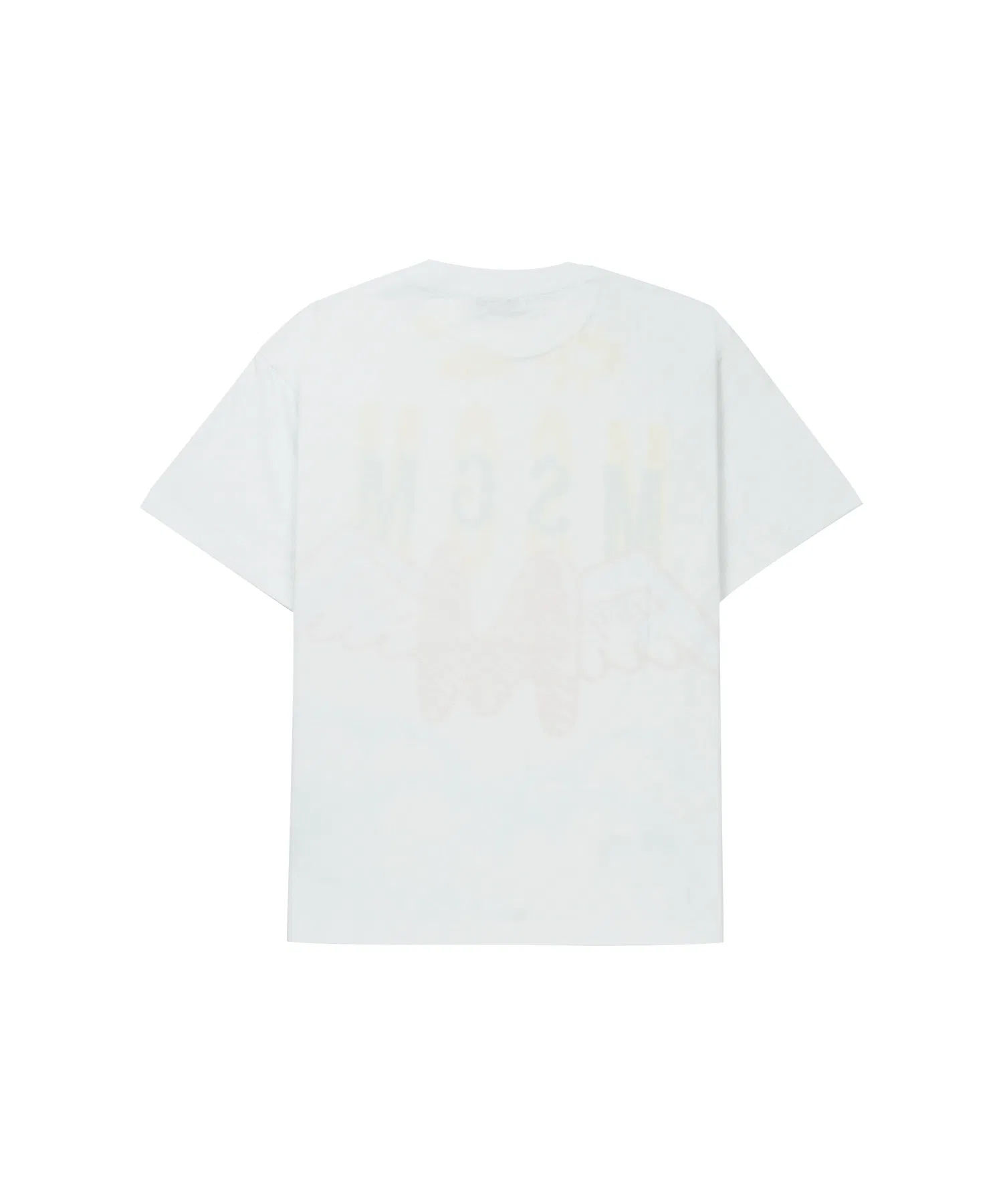 Детская футболка MSGM KIDS с принтом ангела и графикой, белая — фото 2