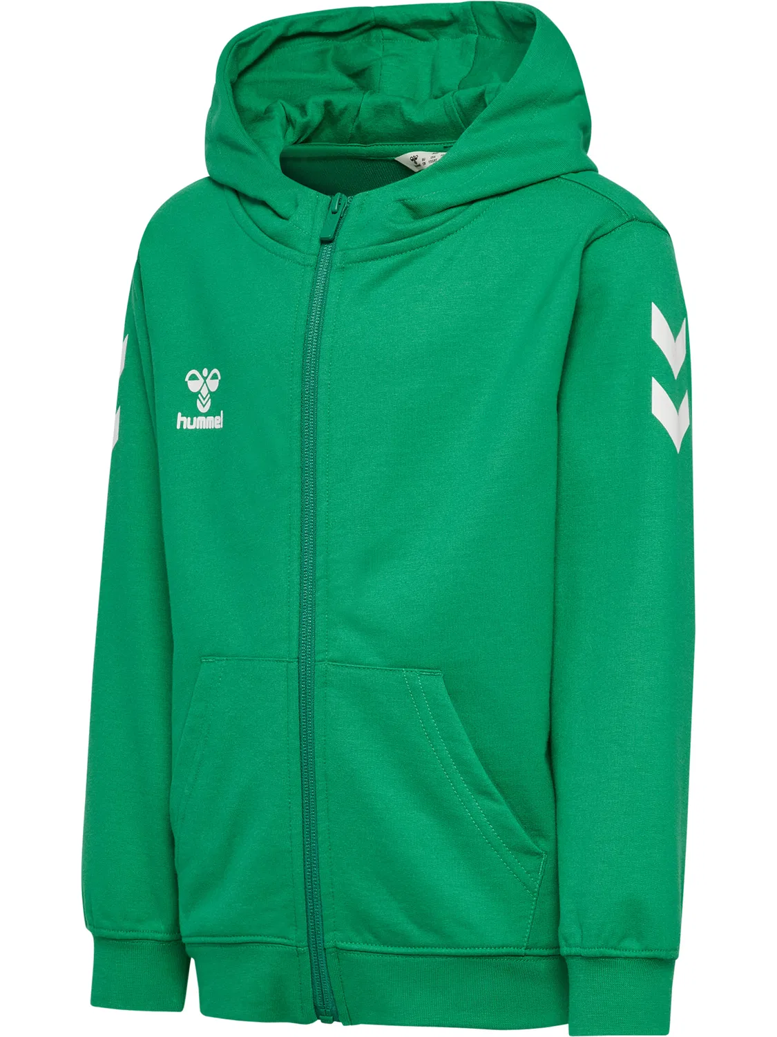 Толстовка на молнии Hummel Athletic, зеленого цвета — фото 3
