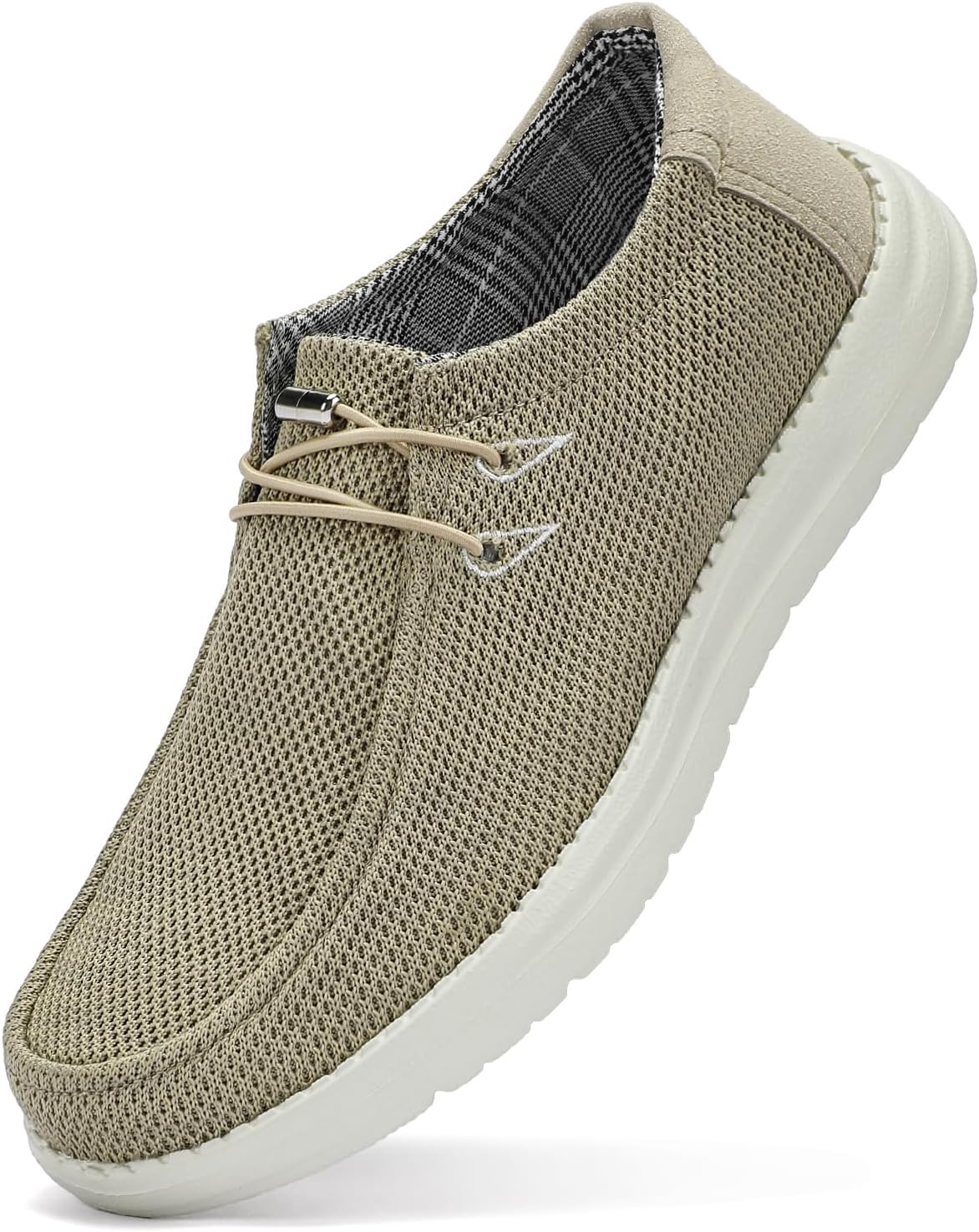 

Мужские лоферы с удобной посадкой, широкий размер, повседневные прогулочные туфли Tmruni, коричневый