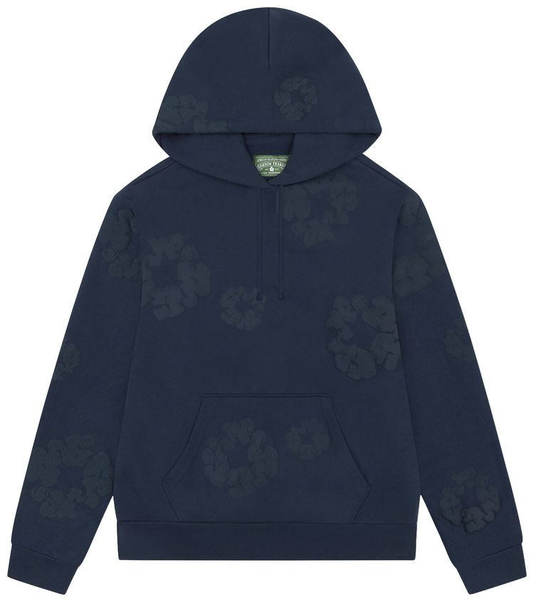 

Худи Denim Tears Mono Cotton Wreath Hoodie, синий