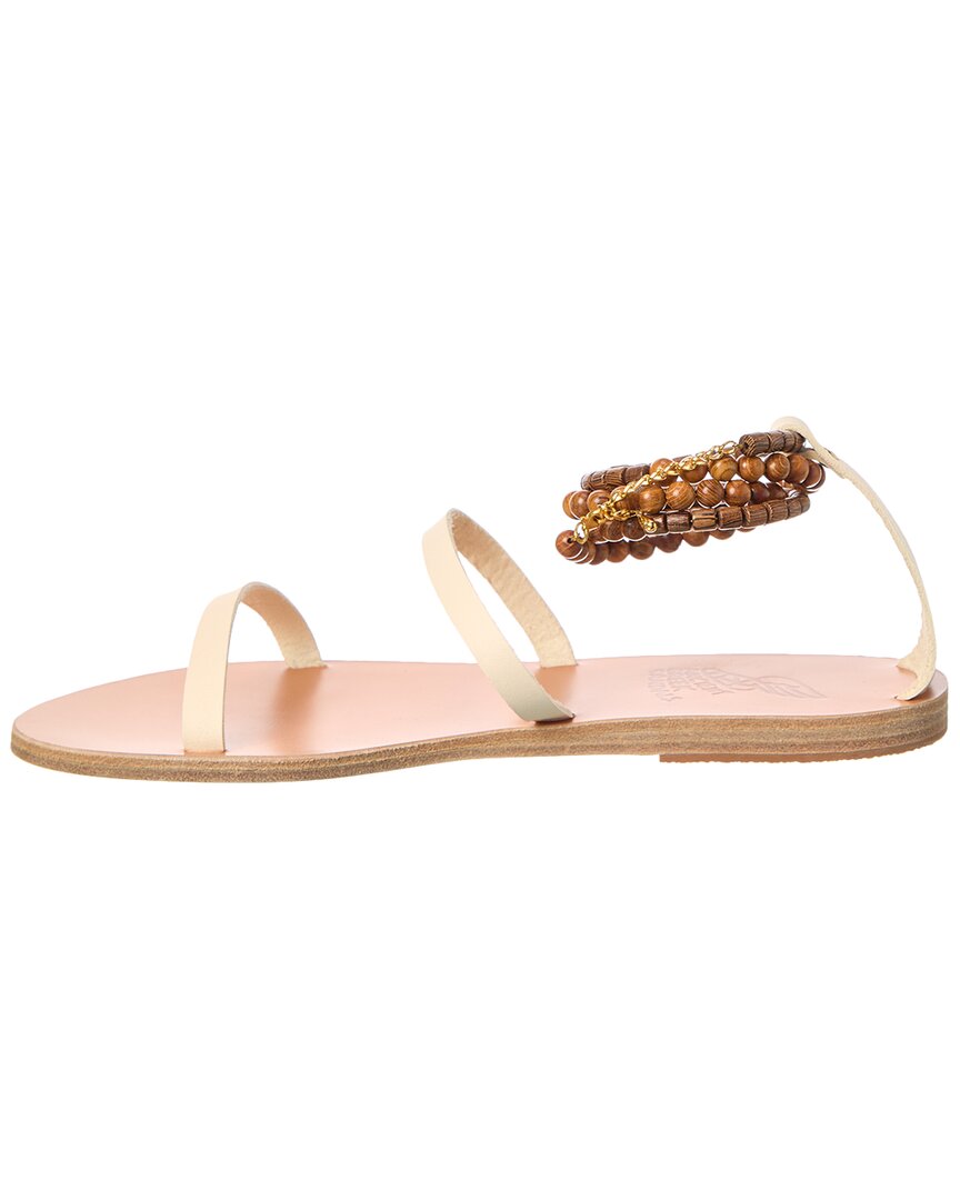 Древнегреческие сандалии Smirni Кожаные сандалии Ancient Greek Sandals, белый — фото 2